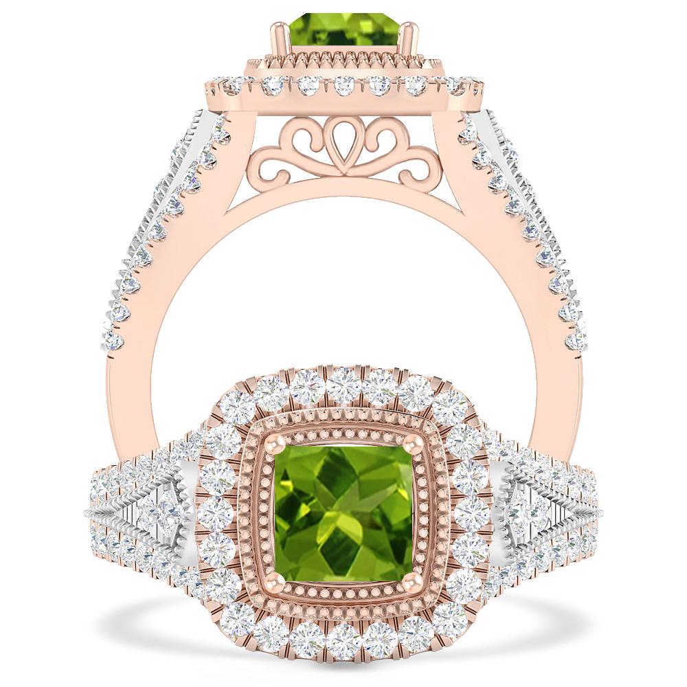 Rose Gold - Peridot