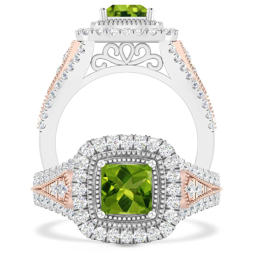 White Gold - Peridot