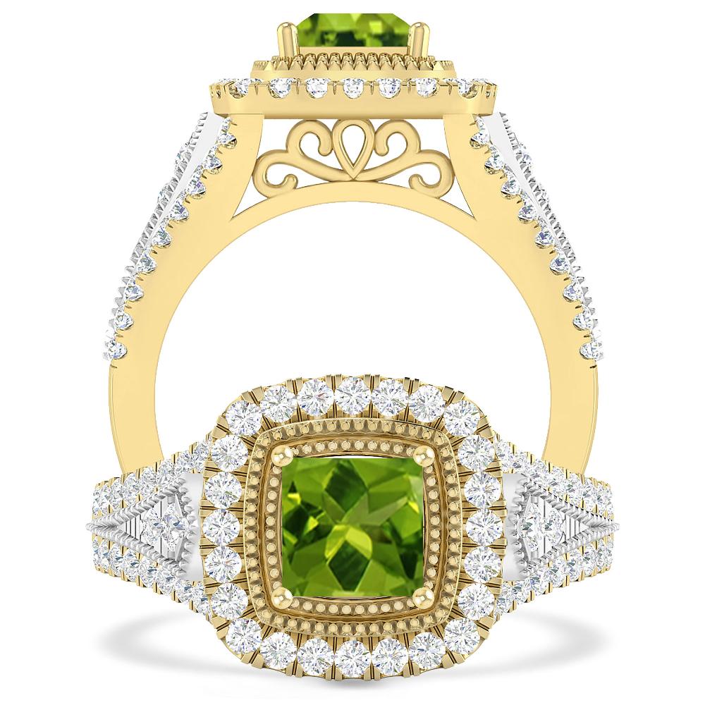 Yellow Gold - Peridot