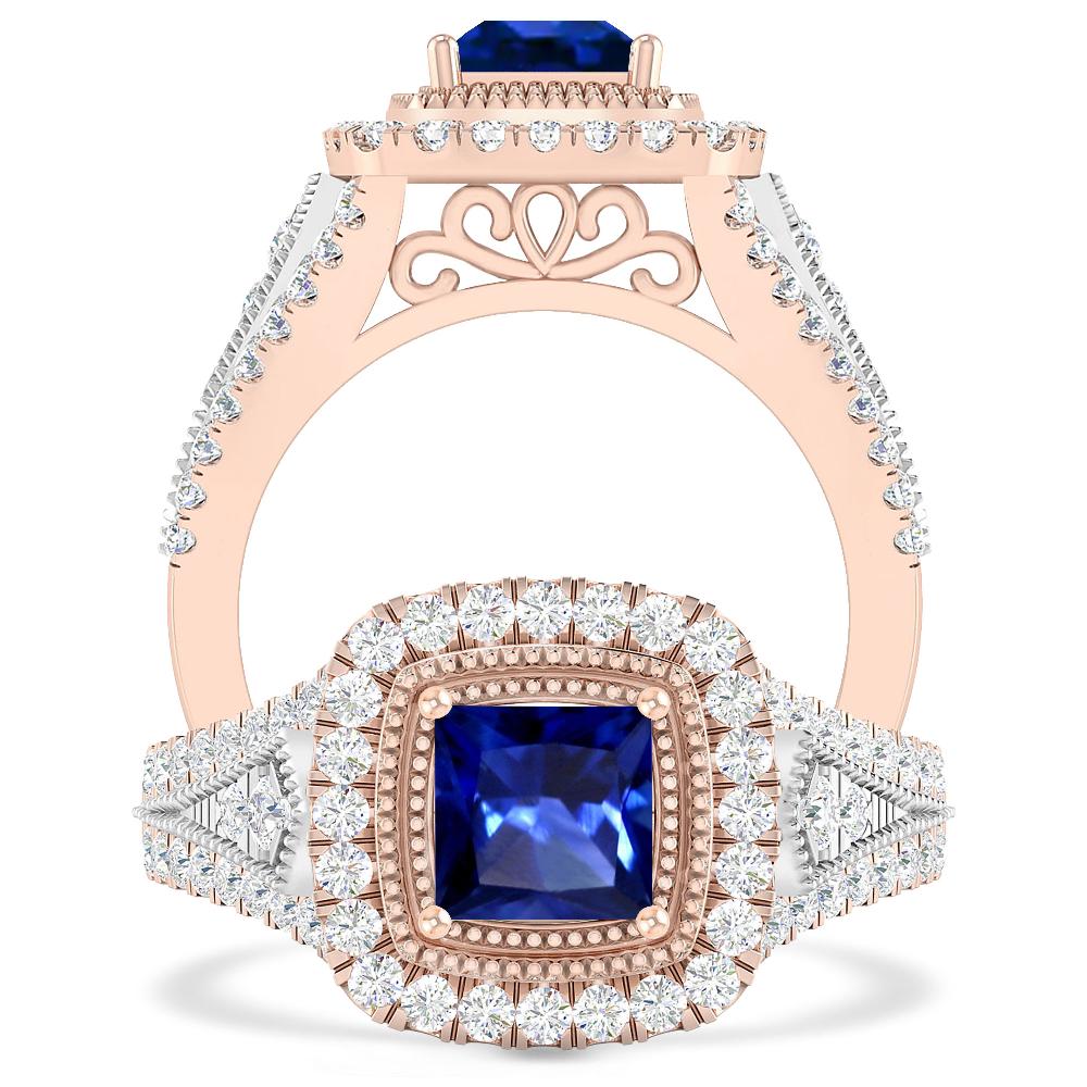 Rose Gold - Sapphire