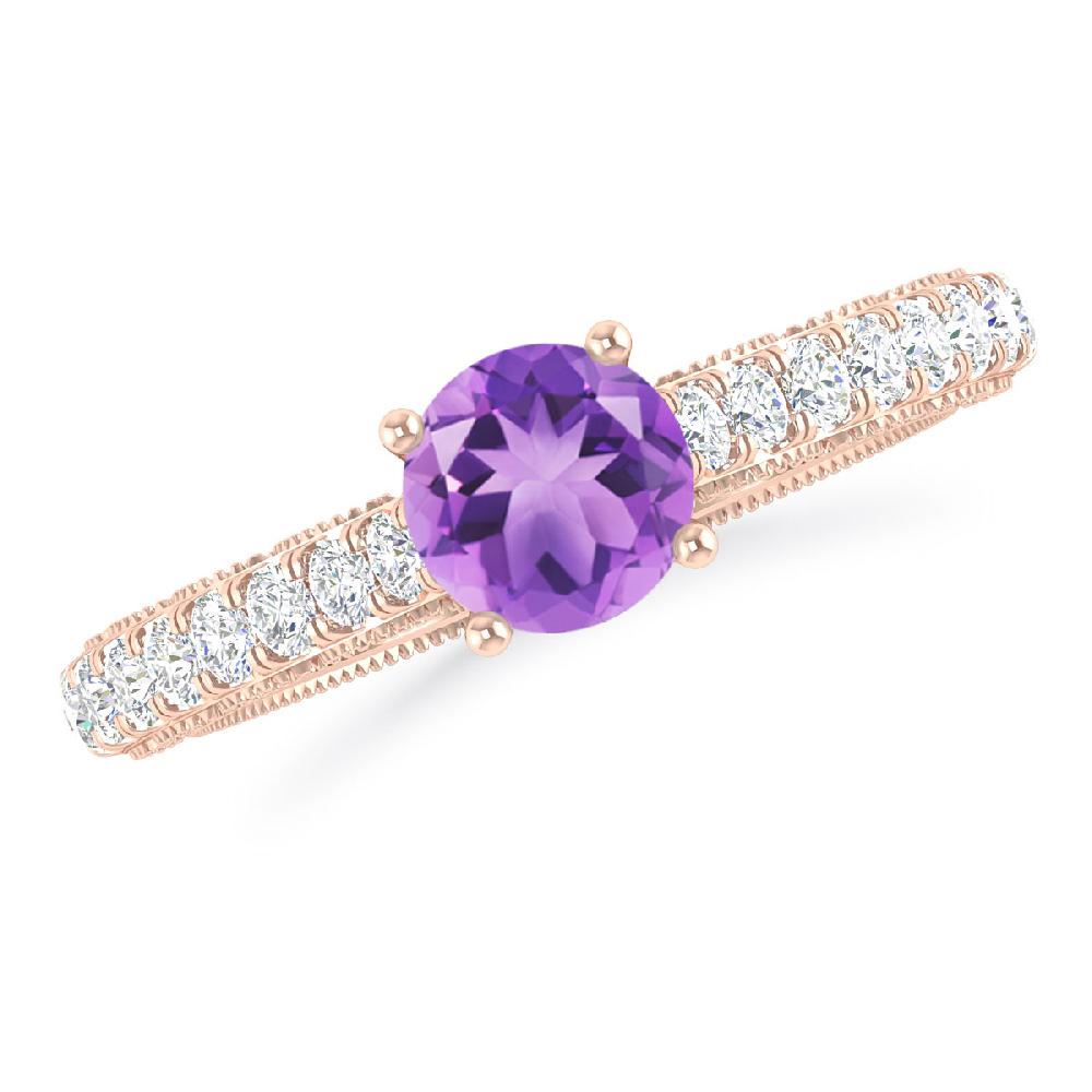 Rose Gold - Amethyst