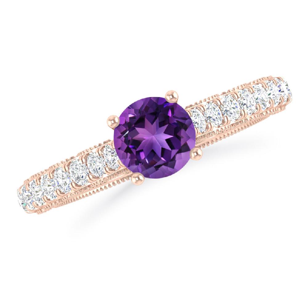 Rose Gold - Amethyst