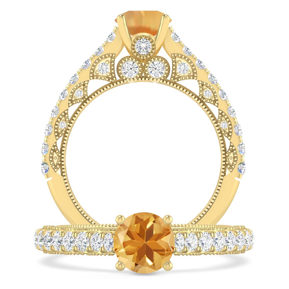 Yellow Gold - Citrine