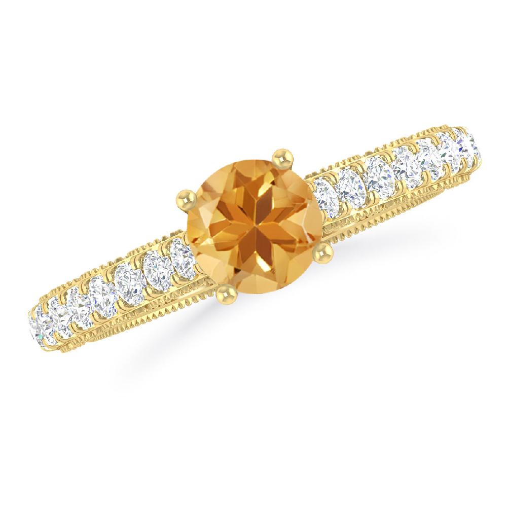 Yellow Gold - Citrine