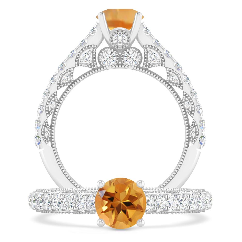 White Gold - Citrine