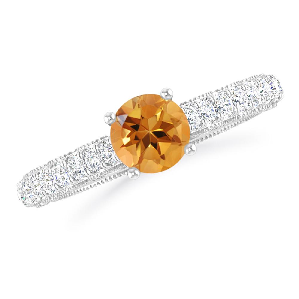 White Gold - Citrine