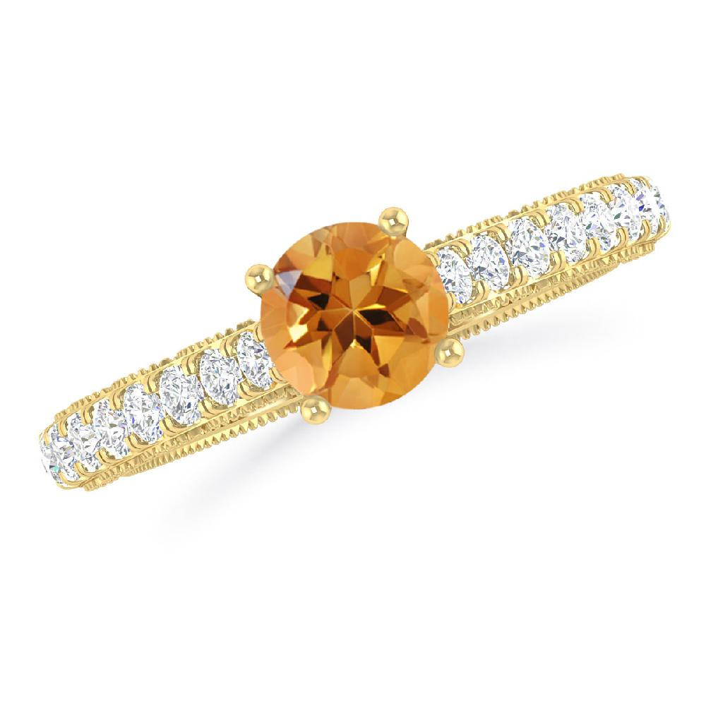 Yellow Gold - Citrine