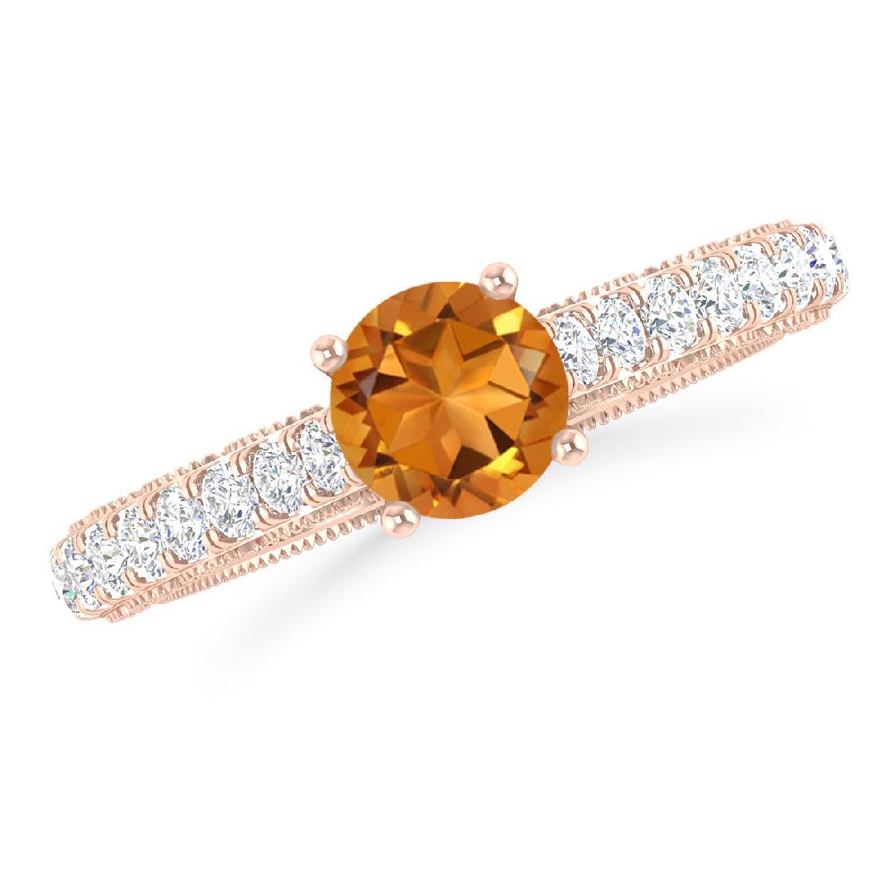 Rose Gold - Citrine