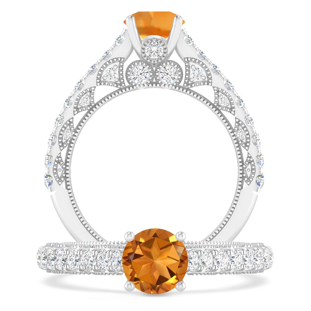 White Gold - Citrine