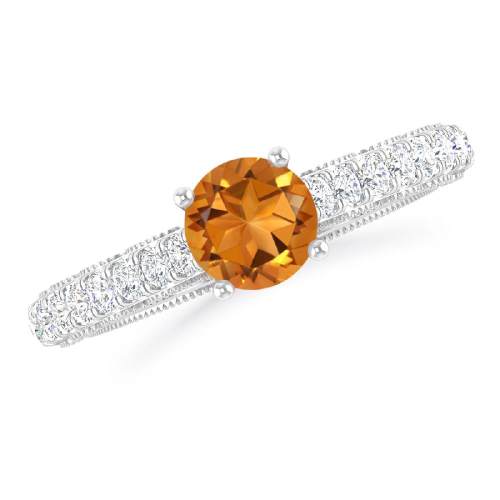 White Gold - Citrine