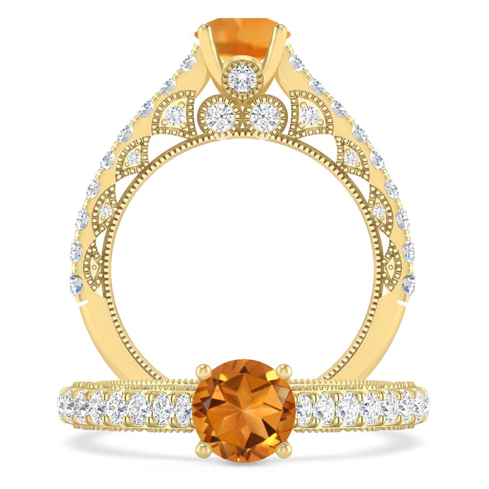 Yellow Gold - Citrine