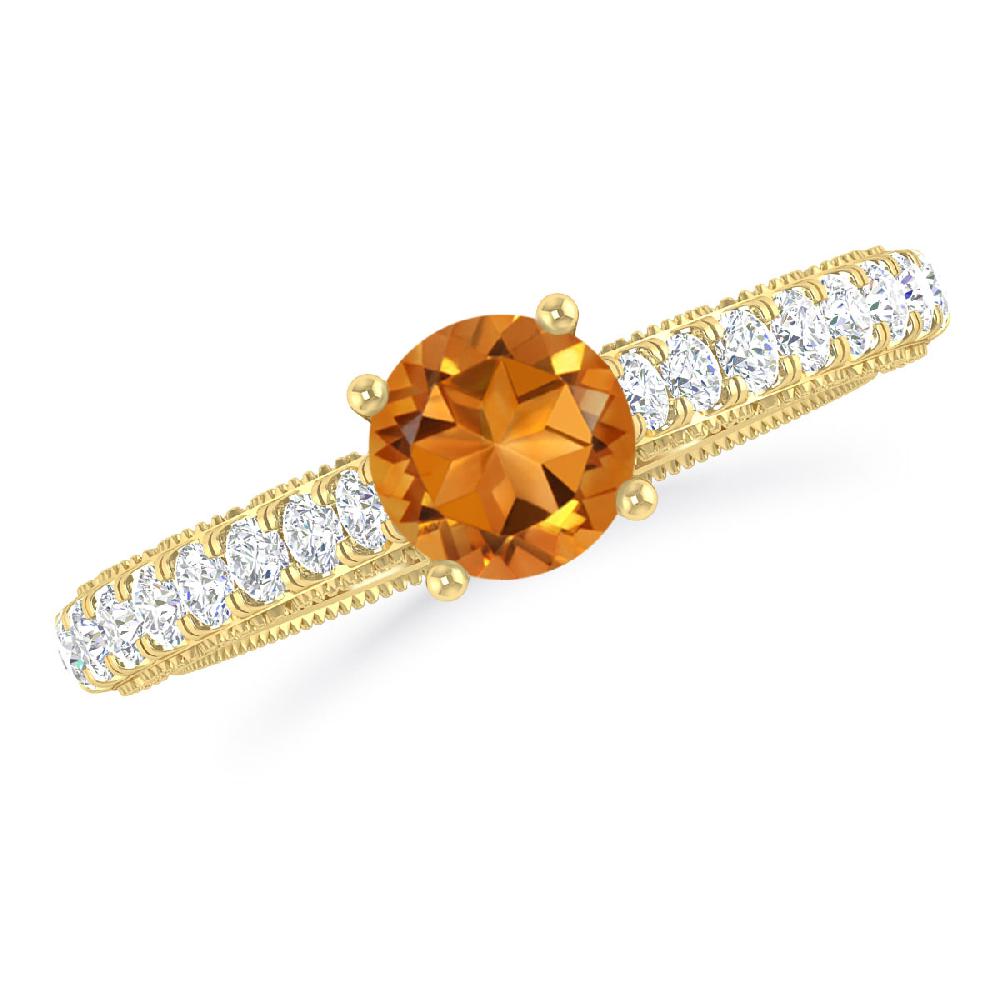 Yellow Gold - Citrine