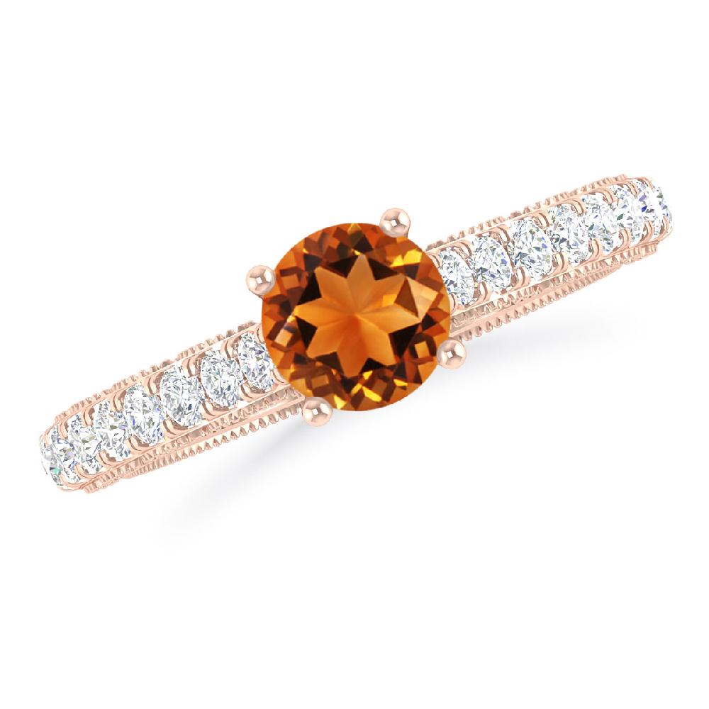 Rose Gold - Citrine