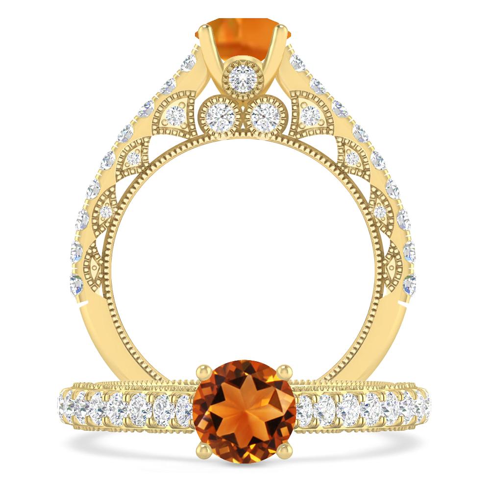 Yellow Gold - Citrine