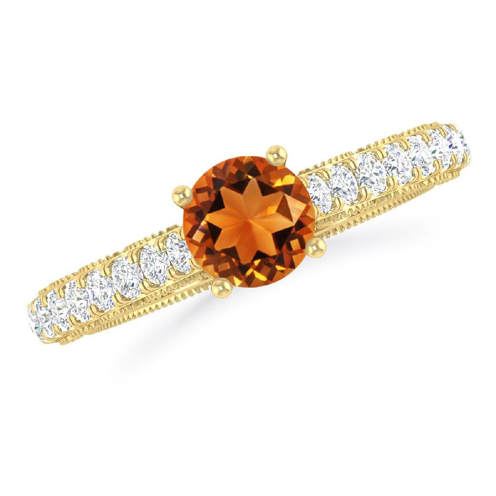 Yellow Gold - Citrine