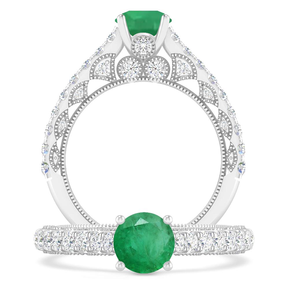 White Gold - Emerald