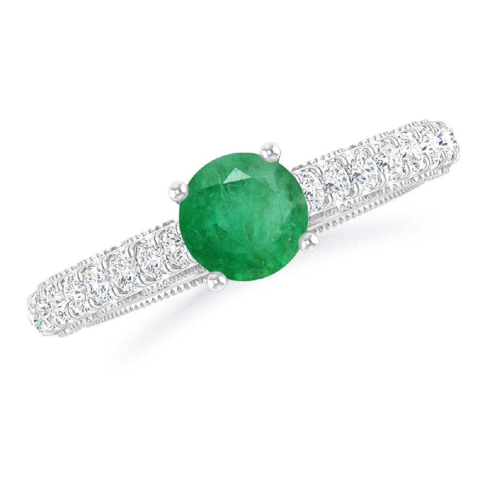 White Gold - Emerald