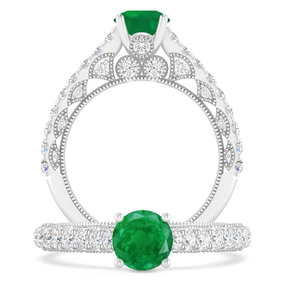 White Gold - Emerald