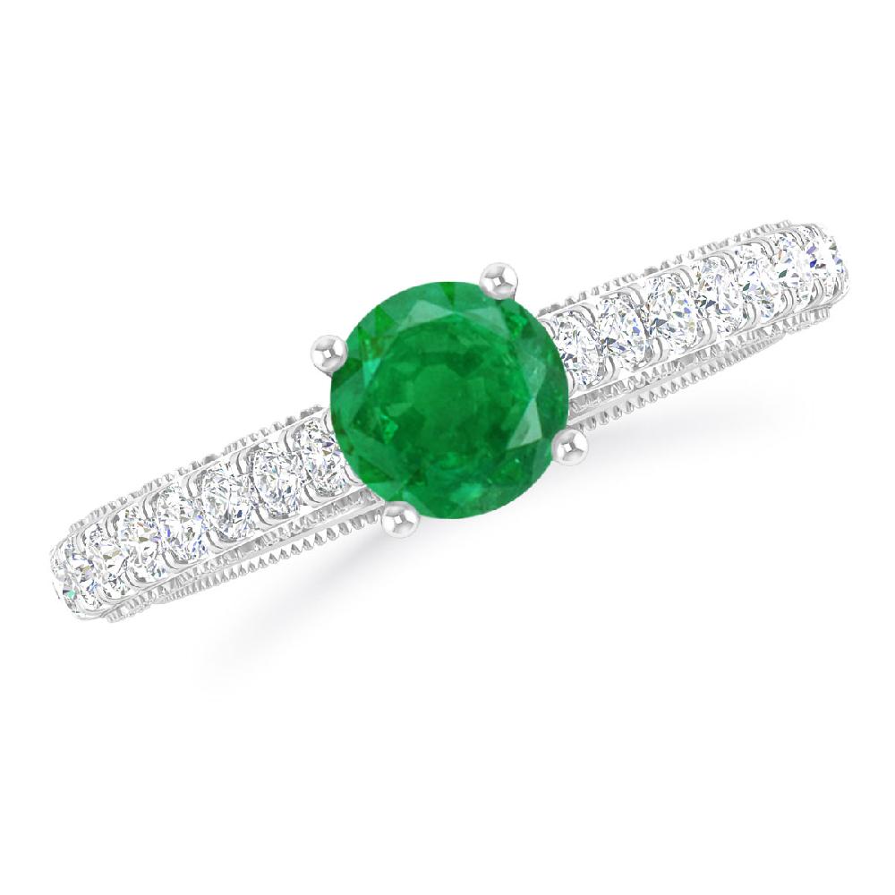 White Gold - Emerald