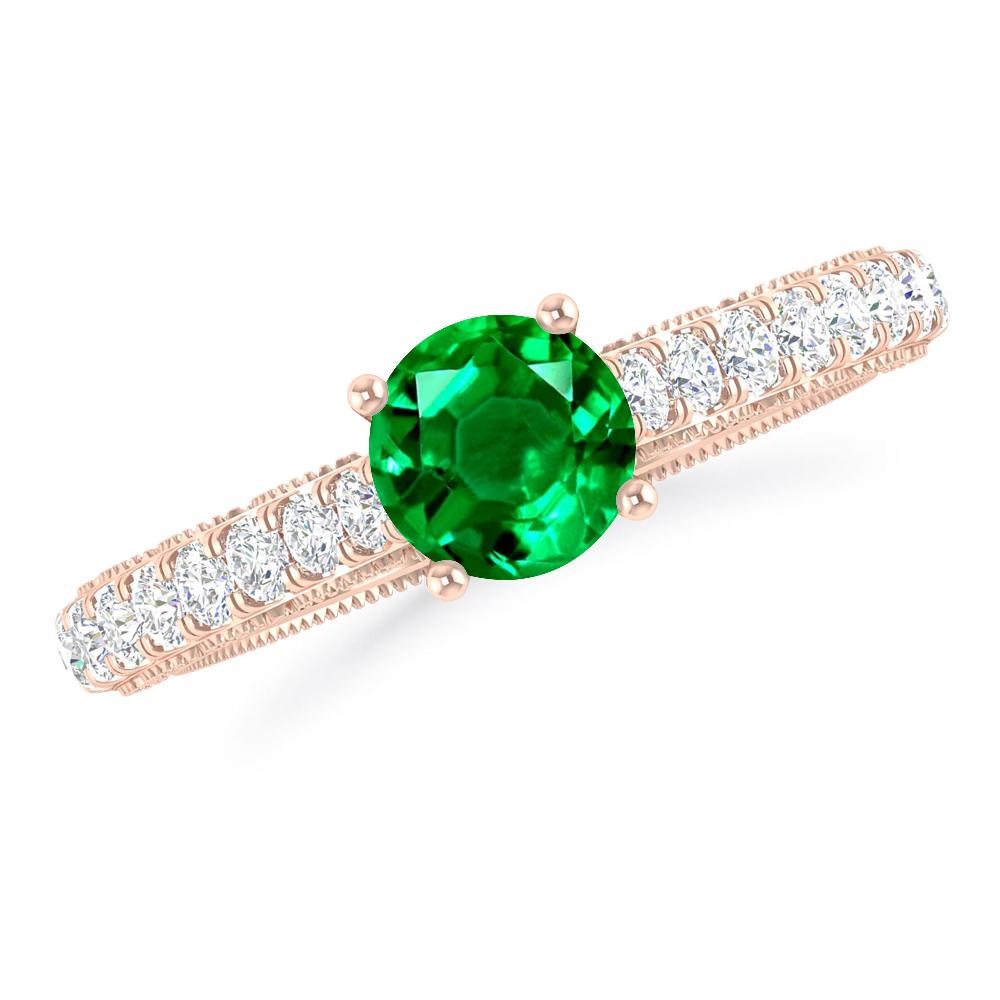 Rose Gold - Emerald