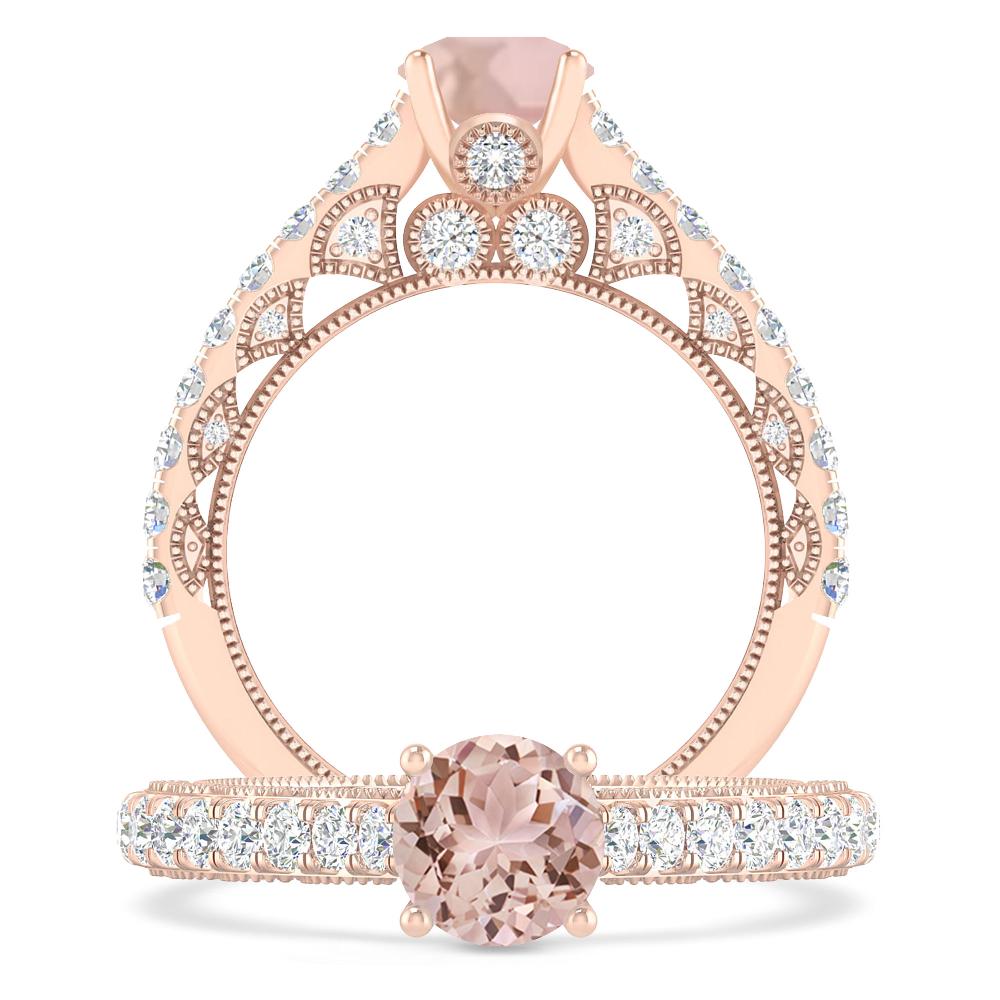 Rose Gold - Morganite