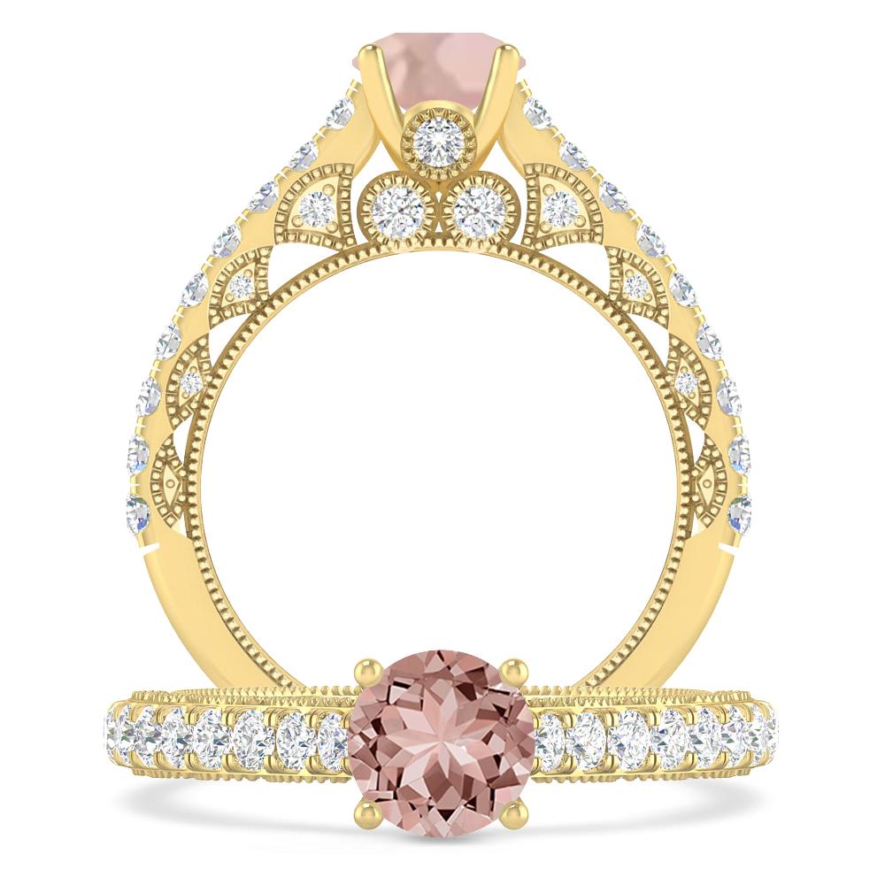 Yellow Gold - Morganite