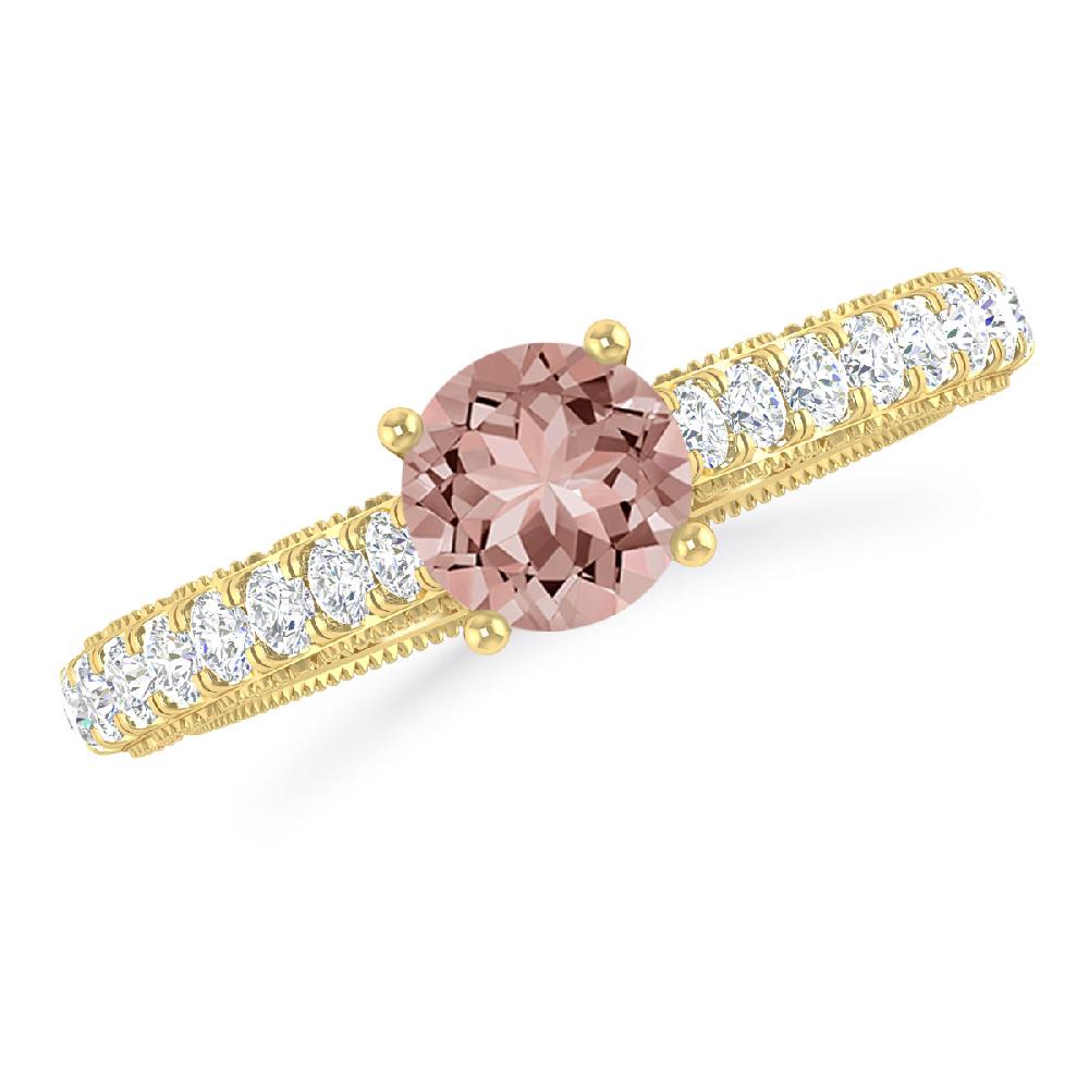 Yellow Gold - Morganite