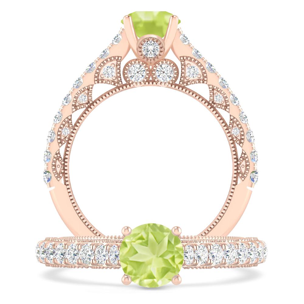 Rose Gold - Peridot