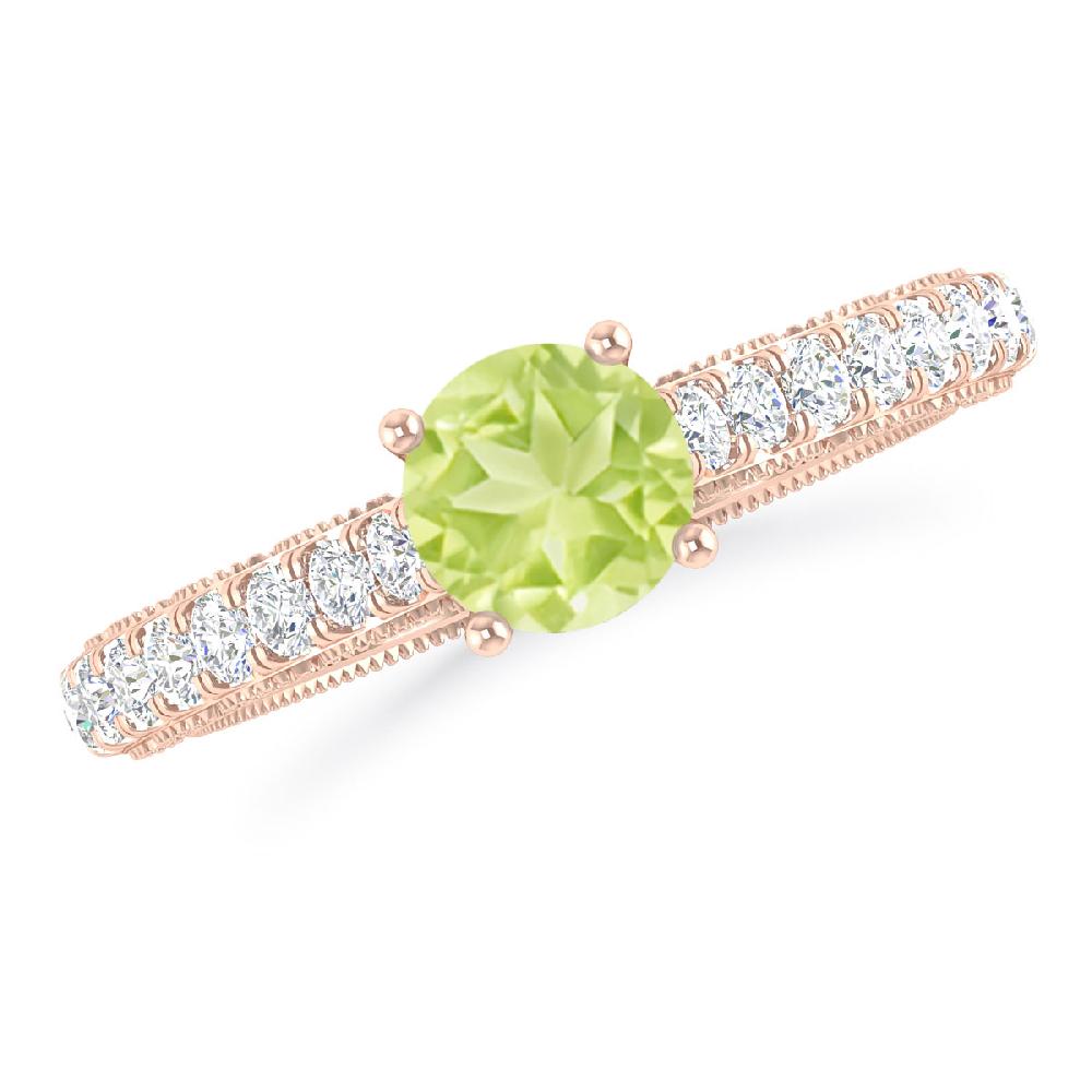 Rose Gold - Peridot