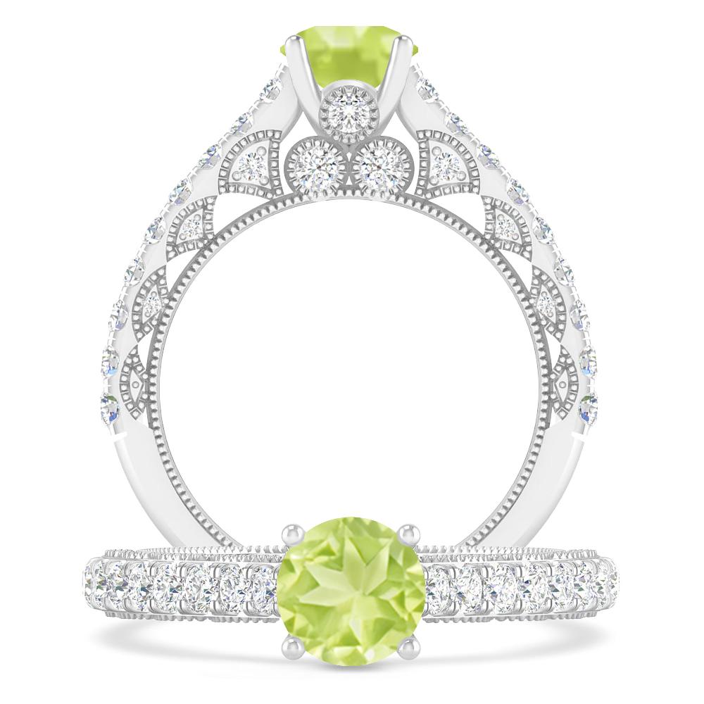 White Gold - Peridot