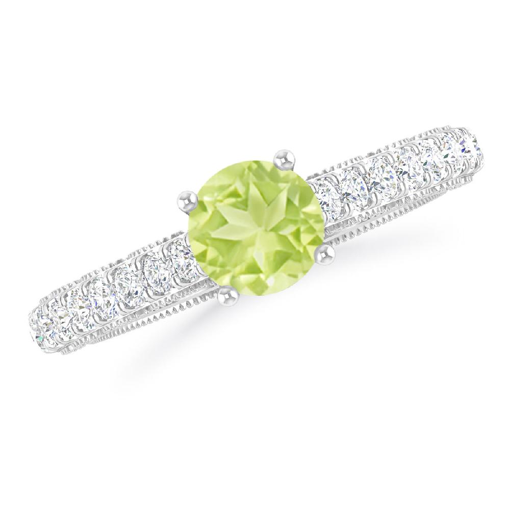 White Gold - Peridot