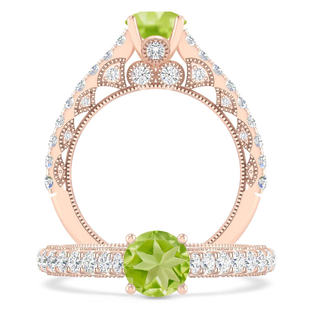 Rose Gold - Peridot