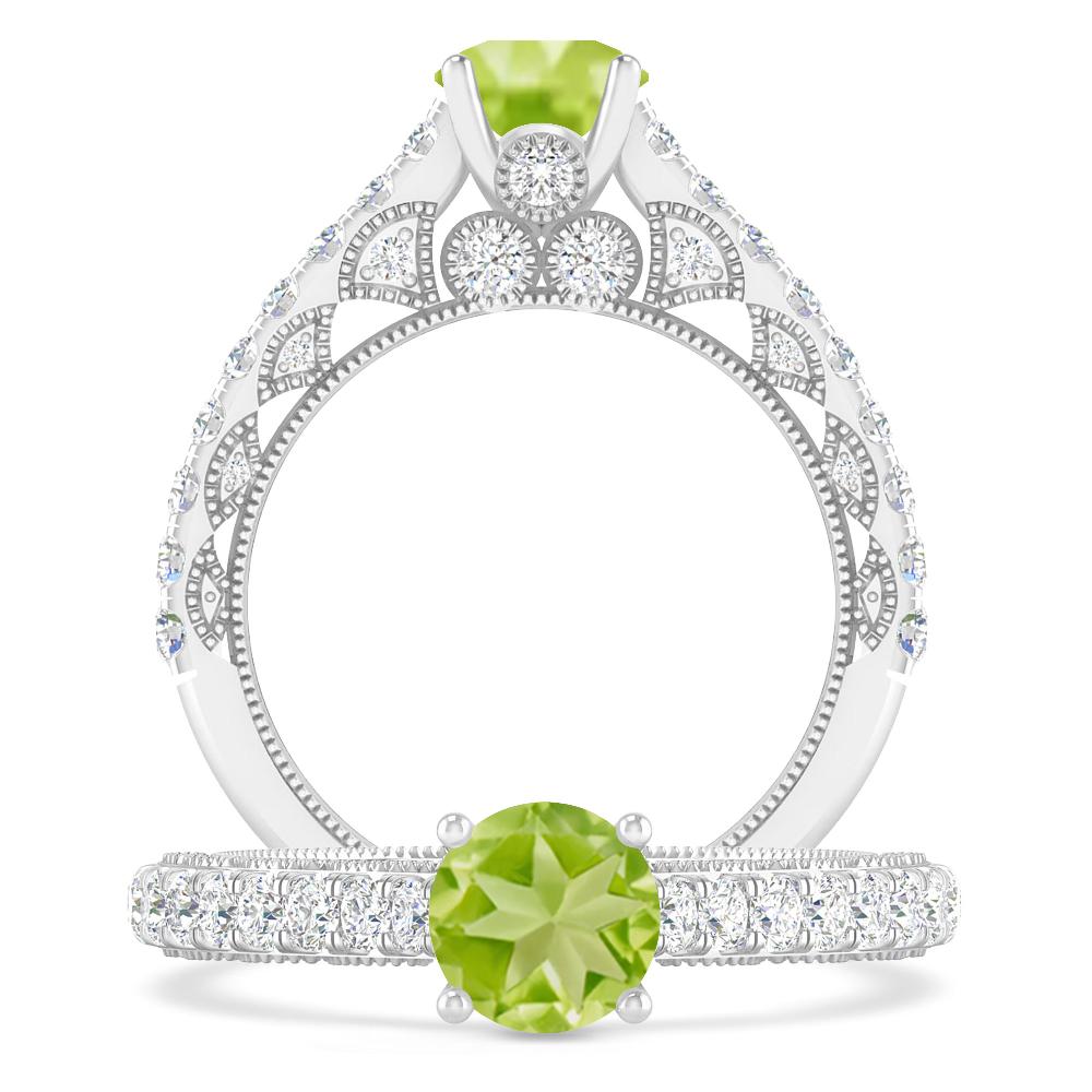 White Gold - Peridot