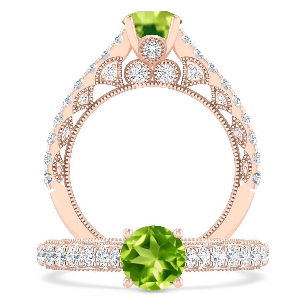 Rose Gold - Peridot