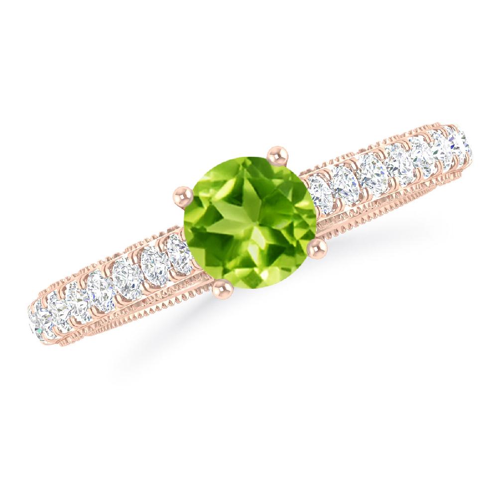 Rose Gold - Peridot