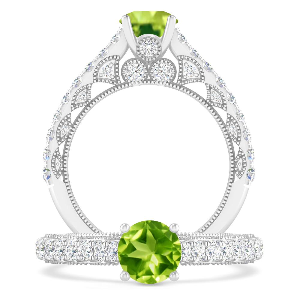 White Gold - Peridot