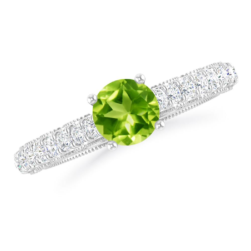 White Gold - Peridot