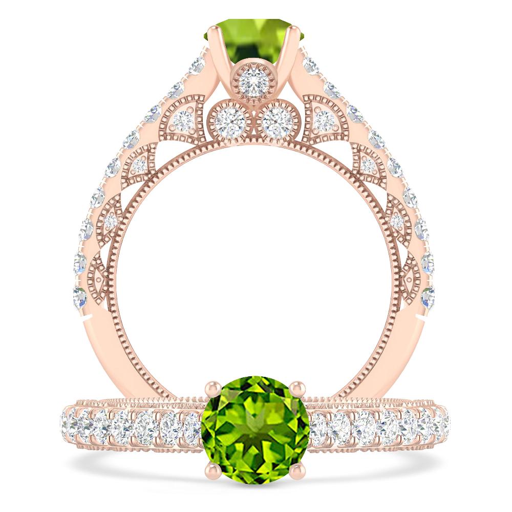 Rose Gold - Peridot