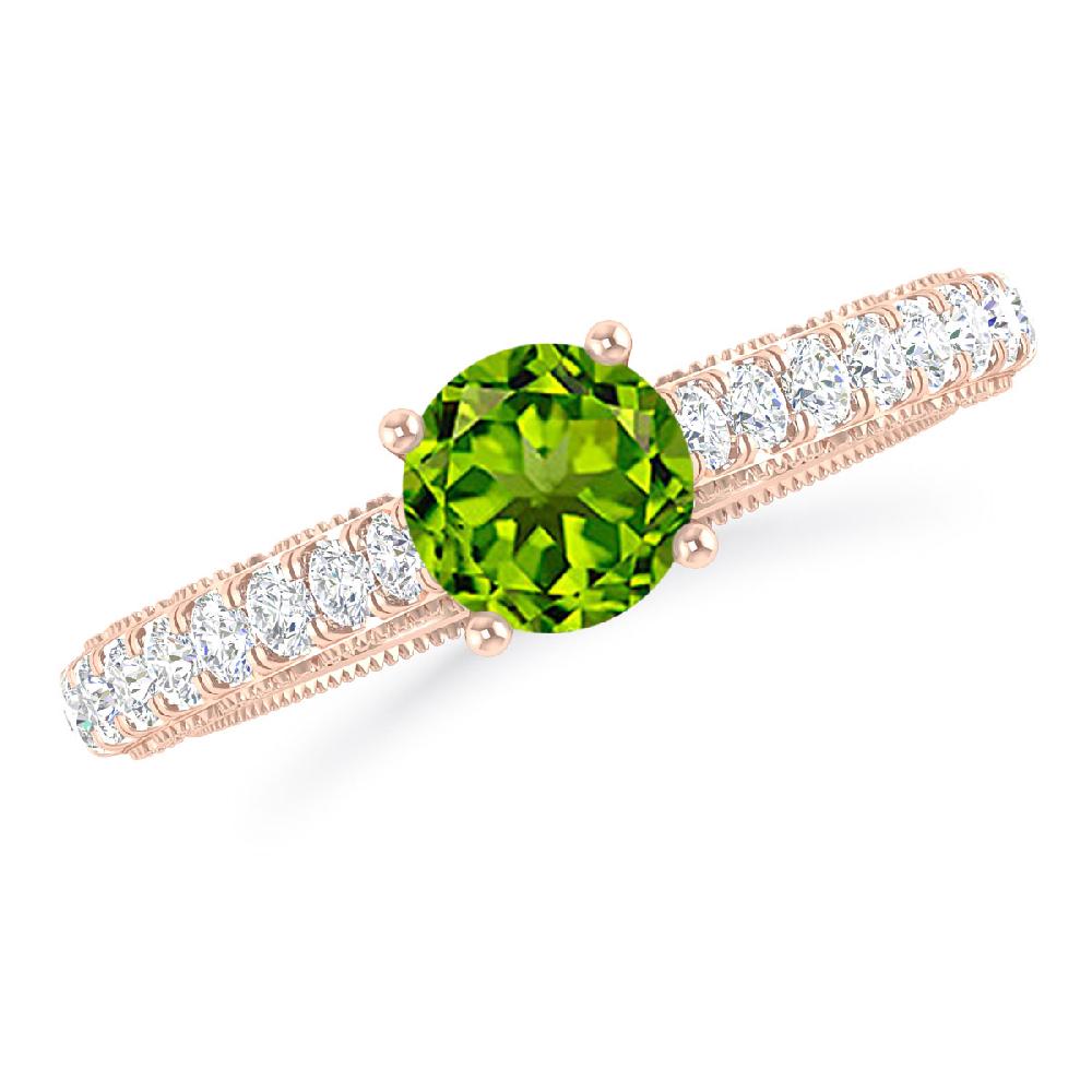 Rose Gold - Peridot