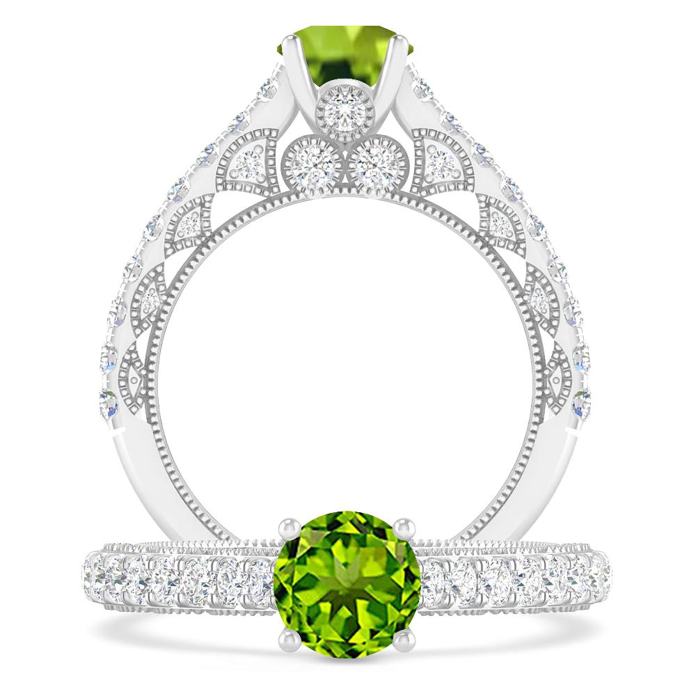 White Gold - Peridot