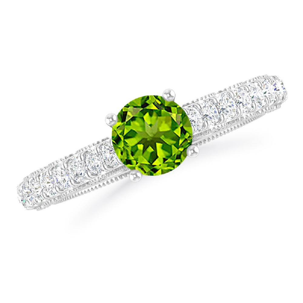 White Gold - Peridot