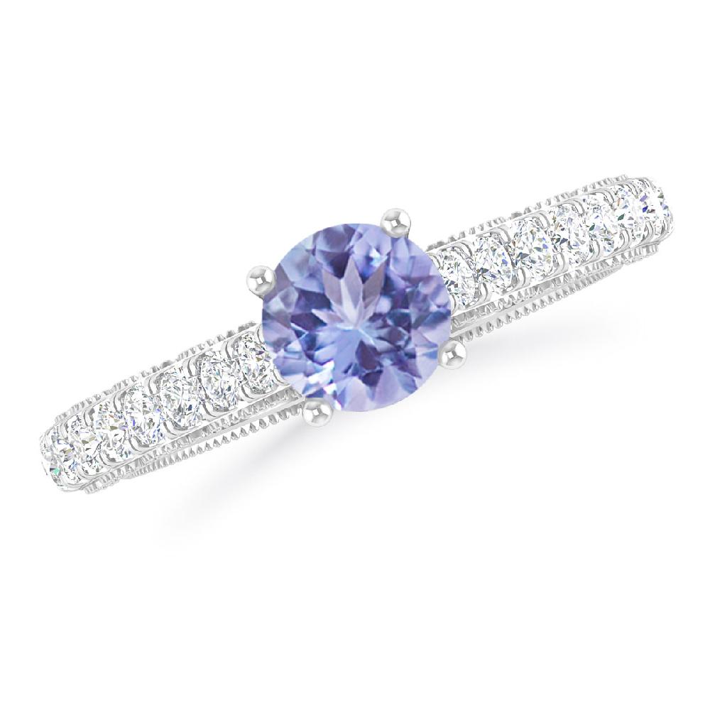 White Gold - Tanzanite