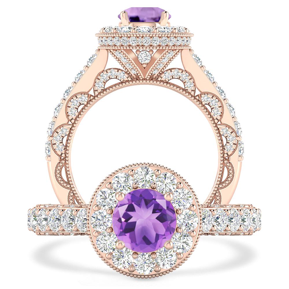 Rose Gold - Amethyst