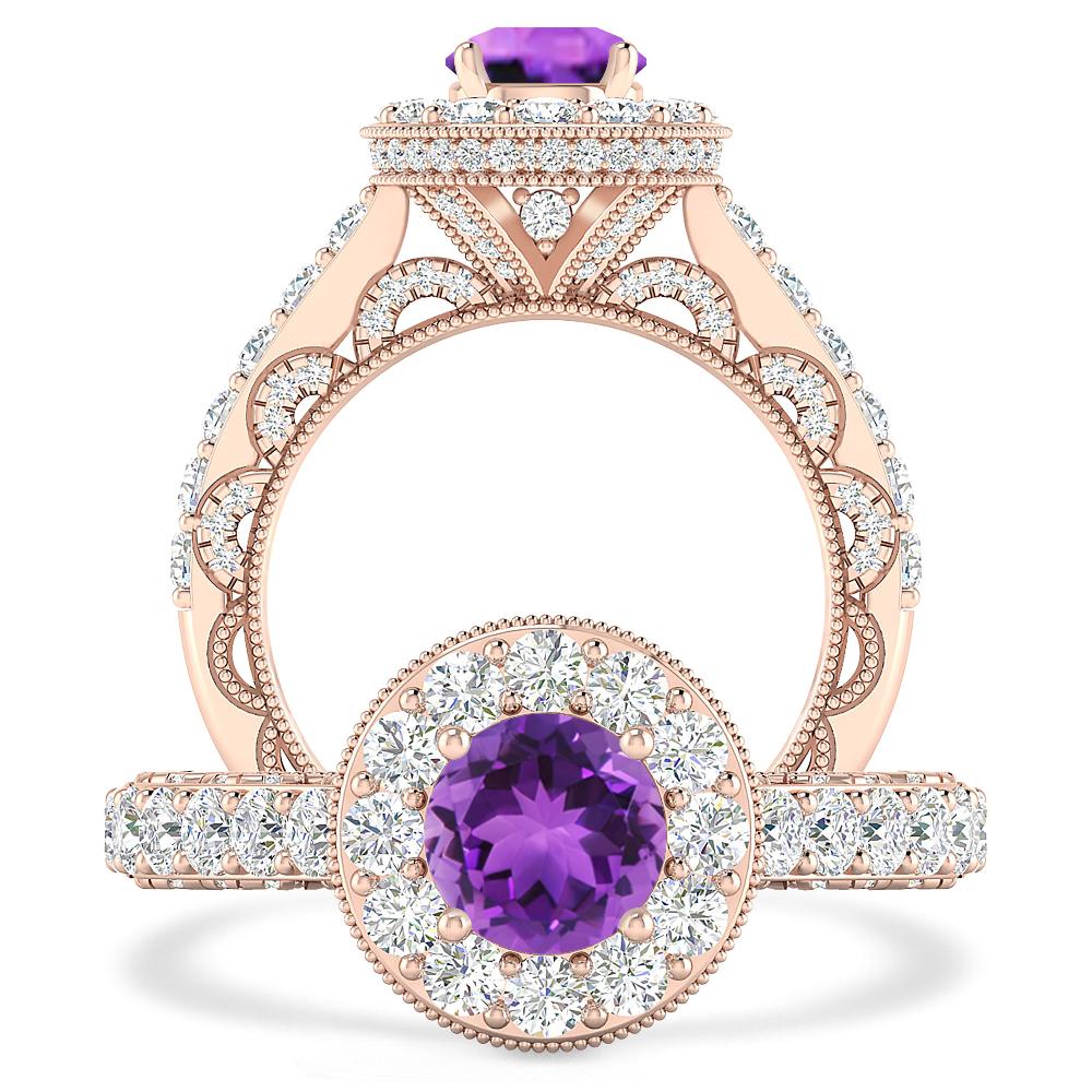 Rose Gold - Amethyst