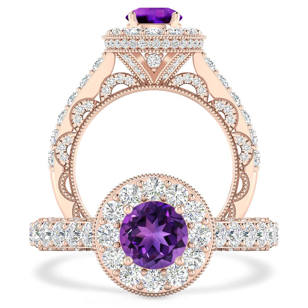 Rose Gold - Amethyst