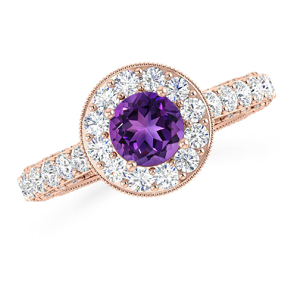 Rose Gold - Amethyst