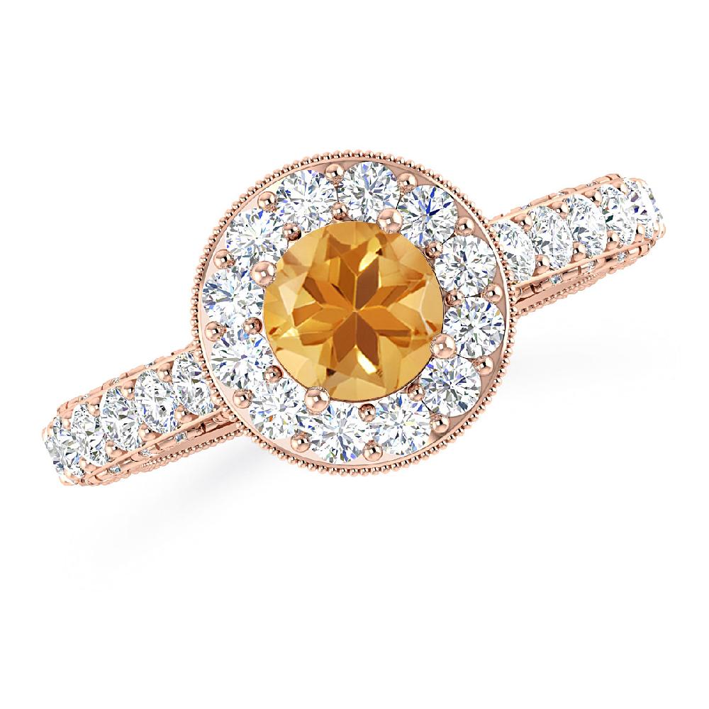 Rose Gold - Citrine