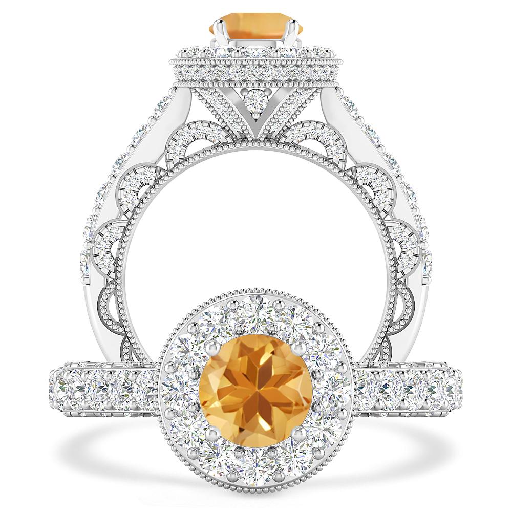 White Gold - Citrine