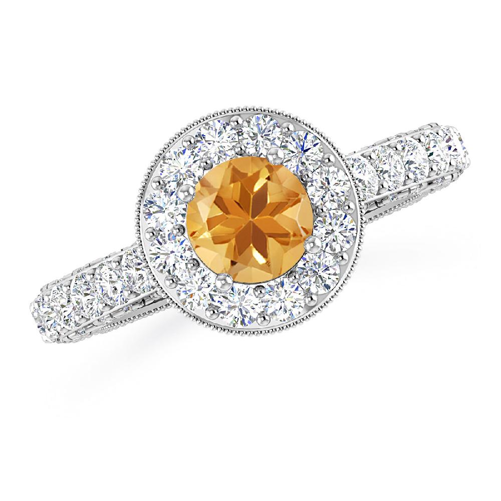 White Gold - Citrine