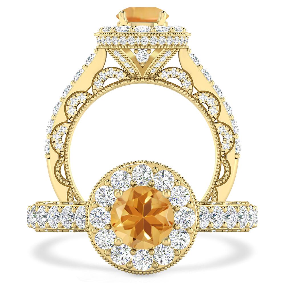 Yellow Gold - Citrine